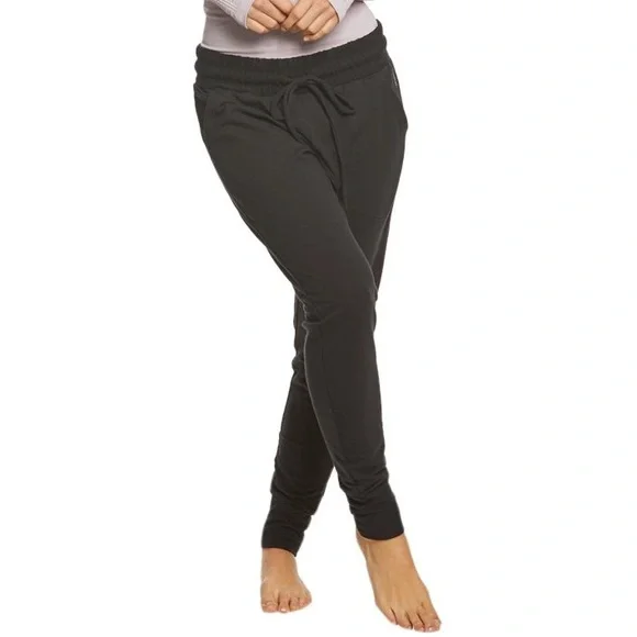 Free People Movement Sunny Skinny Sweat Pants Black Size Medium - Picture 4 of 10